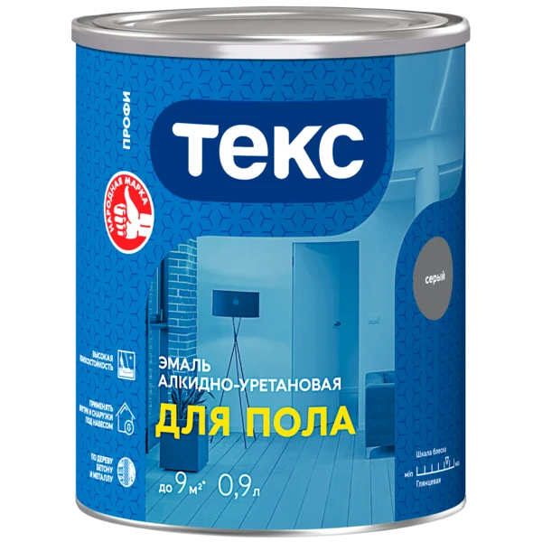ТЕКС Эмаль алкидно-уретановая ДЛЯ ПОЛА