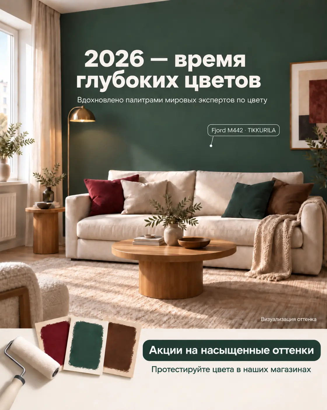 Акция 2026 на глубокие цвета